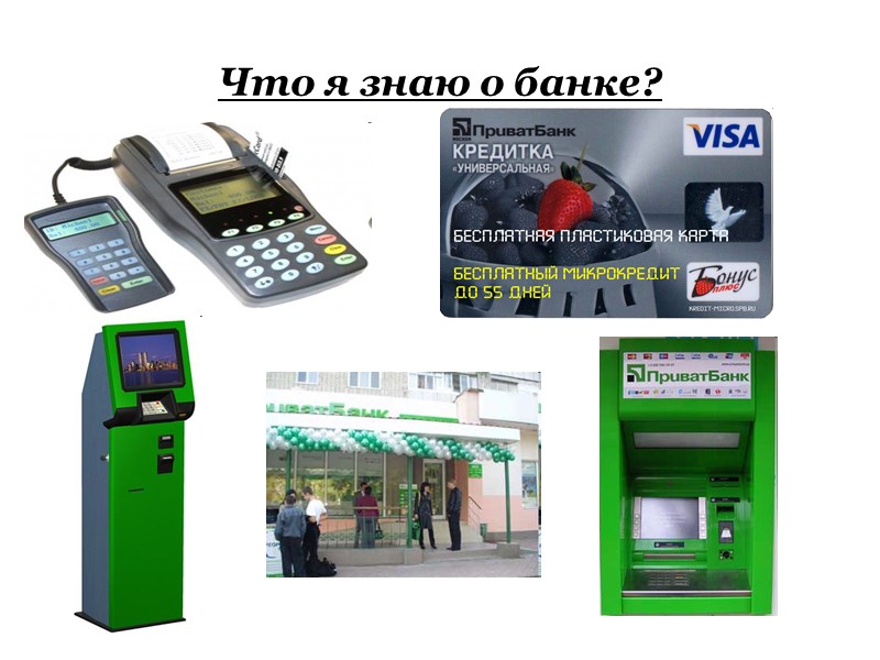 Что я знаю о банке?